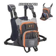 BIGBIEAGOP2B Fly Fishing Chest Pack,  Cloth with Quick Release Buckles Fly Fishing Sling Backpack, P