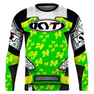 [In stock]ARBOLINO  KYT Series  Premium Dri-Fit 3D printed long-sleeved motorcycle jersey   Size S-3XL