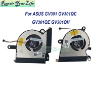 FZNew CPU GPU Cooling Fan For ASUS ROG Flow X13 GV301QC GV301QE GV301QH GV301 Gaming Laptop VGA Fans