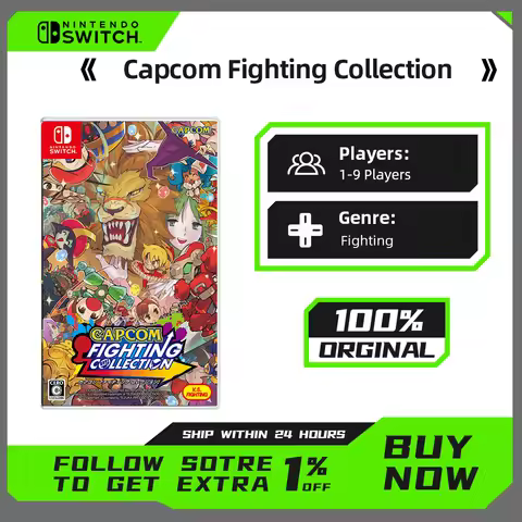 Nintendo Switch - Capcom Fighting Collection - Game Deal for Nintendo Switch OLED Nintendo Switch Li