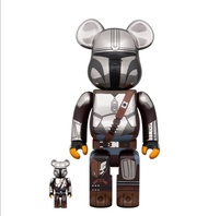 BE@RBRICK THE MANDALORIAN CHROME Ver. 100％ &amp; 400％/1000%