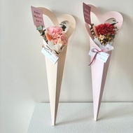 sueing_blossom 韓式愛心單支永生康乃馨花束