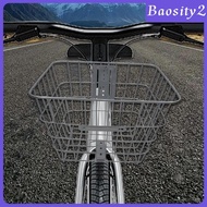 [Baosity2] Bike Basket Mountain Frame Basket for Bike Women Men