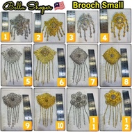 DOKOH BROOCH PENGANTIN KEBAYA TANJAK SONGKOK MELAYU JUNTAI JURAI LINTANG PENDING SONGKET TUNANG EMAS