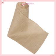 WALLERAB Jute Burlap Roll, Handmade 30cm Burlap Roll, Fabric Wide Reusable Hessian Ribbon Gift Packa