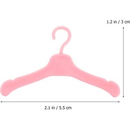 50pcs Doll Hanger Doll Clothes Rack Doll Clothes Holder Hangers for Doll Clothes Plastic Dolls Rack 