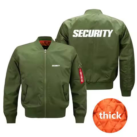 Outdoor Military SECURITY Flight Men Ma1 Bomber Jacket Windproof Man Baseball Coats Men Clothing