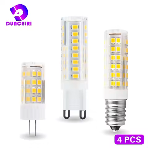 4pcs/lot G4 G9 E14 LED Bulb 3W 4W 5W 7W LED Lamp AC 220V LED Corn Bulb SMD2835 Replace 30W 40W 60W H