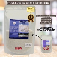 [cyonlinesupply] 100G FRENCH CELTIC SEA SALT [FINE] 法国天然海盐 [细] PRODUCT OF FRANCE