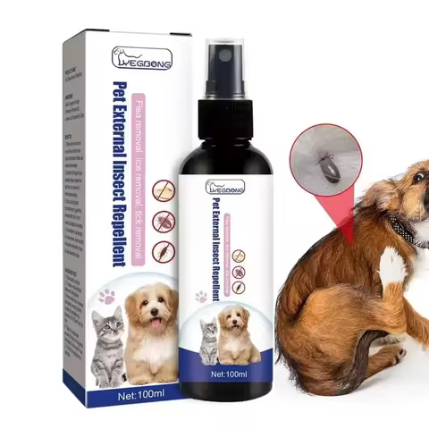 Pet Flea And Tick Repellent Spray Insect Killer Anti Itch Relief Mild Safe Insect Repellent Spray Fo