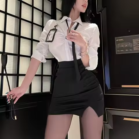 Secretary Lingerie Uniform School Teacher Cosplay Japanese Senior Club Office Lady Rolepla Costumes 