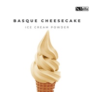 N3pilla Basque Burnt Cheesecake Soft Serve Powder – Premium Ice Cream Base | Commercial Pack | Perfe