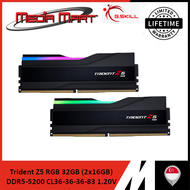 G.SKILL TRIDENT Z5 RGB DDR5 (2X16GB)(2X32GB)(6000 MT/S)(6400 MT/S)(6600 MT/S)(7200 MT/S)