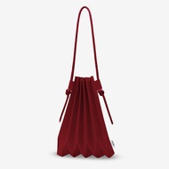 Pavi studio Thailand Cutie Designer Fashion Foldable Shoulder Bag J Style Burgundy |