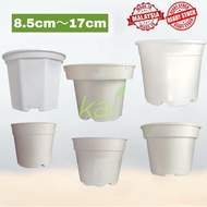 Flower Pot Plant Pot Nursery Plastic Pot Semaian Pot Gardening Pots Pasu Bunga (8.5cm ,10.5cm ,12.5c