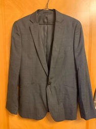 新淨 灰色 G2000 Men Slim Fit Slim Fit design 西裝 褸 修身 外套 Grey Suit Jacket Size 48 / 170