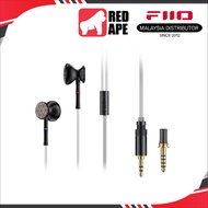 FiiO FF3, Dynamic Driver Wired Flathead Earbuds: with Swappable 3.5 and 4.4 Balance Audio Plugs 14.2