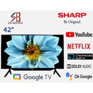 Sharp Aquos 42 Inch Full HD TV / Google TV ( 2T-C42BD1X / 2T-C42EG1X )