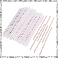 [I O J E] Wood Coffee Stir Sticks 7.5Inch-100 Pack Round End,Eco Friendly Stirrers for Hot Drinks,Na