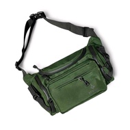 PREMIUM Tas Waist Bag Water Proof Pria&Wanita saingan eiger Kombinasi Kulit DIstro Selempang Cowo Ca