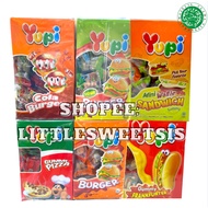 YUPI GUMMY CANDY [7G*72PCS]YUPI BURGER/YUPI PIZZA/YUPI SOUR BURGER/ YUPI COLA BURGER/ YUPI MINI WAFF