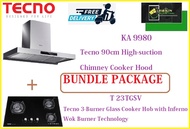 TECNO HOOD AND HOB BUNDLE PACKAGE FOR ( KA 9980 &amp; T 23TGSV ) / FREE EXPRESS DELIVERY