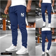 EGER Celana Jogger Sweatpants Celana Training Olahraga Bahan Fleece Terry