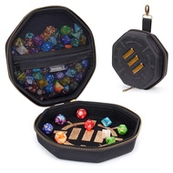 ENHANCE DND Dice Tray and Dice Case - DND Dice Holder for up to 150 D&D Dice with Rugged Hard Shell 