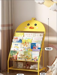 全城熱賣 - 卡通兒童書架落地寶寶繪本架玩具收納儲物架家用鐵藝簡易閱讀書櫃
