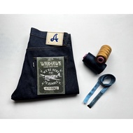 VIRAL!. Adelaide Denim 15.7oz "Warhawk" Blue Indigo Non-Selvedge