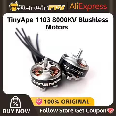 DarwinFPV TinyApe Freestyle 1103 8000KV Brushless Motor for CineApe20 FPV Racing Drone RC Quadcopter