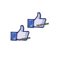 like facebook Small Size-Iron-On Patch (Size S)