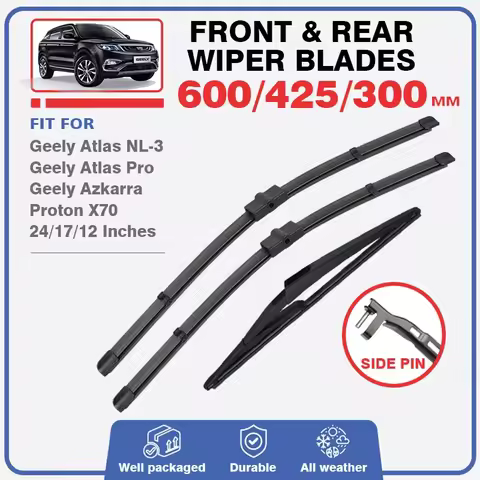 Wiper Blades For Geely Atlas NL-3 Azkarra Atlas Pro Proton X70 Front Rear Windshield Wipers Windscre