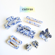 [canvasSG] China Blue Oriental Style Hair Clips Claw Clips Duckbill Clips