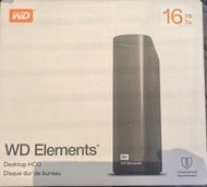 Western Digital WD Elements Desktop HDD 16TB 桌上型儲存裝置