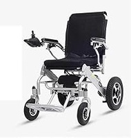 Fashionable Simplicity Lightweight Folding Wheelchair Foldable Power Compact Mobility Aid Wheel Chair 13A Lithium Longest Driving Range Power Wheelchair/Black