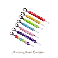 [ SG ] 🔴🟡🔵🟢🟣 Mini Personalised Colourful Round Bead / Children’s Day / Christmas Gift