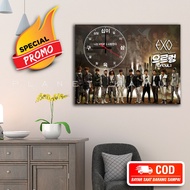 HIASAN DINDING Aloez EXO KPOP Korea Wall Clock Wall Decoration Walldecor JAM3040 AZ-JAM3040012