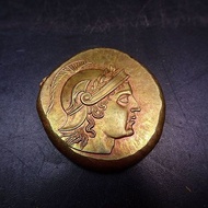 Sun God Gilt Ancient Coin Solid King General Coin Ancient Greece Silver Coin Hercules Athens Gold-Pl