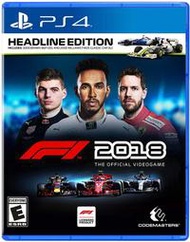(全新現貨首批特典付)PS4 F1 2018 一級方程式賽車 2018 亞版英文版
