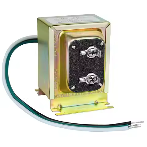 24V AC 40VA Transformer for Wired Doorbells and Thermostats - Easy Install with Universal Compatibil