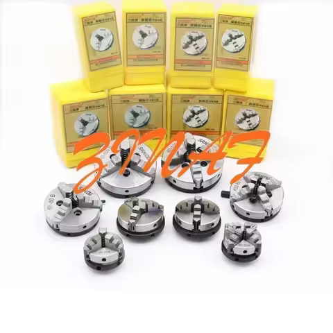 Sanou K01-50 Lathe Chuck three/four Jaw,M14*1 for K01 50 K01-63 K02-50 K02-63 Mini DIY Metal Wood La