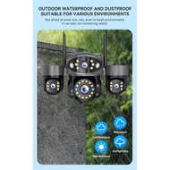 YOOSEE WIFI Camera 4 eyes 4 frames 56MP resolution specialized for outdoor waterproof, 12x zoom with