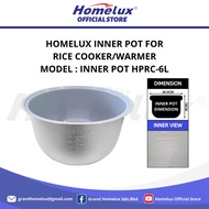 Homelux 6L | 8.6L Non Stick Commercial Electric Rice Cooker & Warmer Soup HPRC-6L | HPRC-86L
