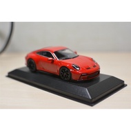 Mini Cut Minichamps 1: 43 Porsche Porsche 911 (992) GT3 Touring Red/Black Wheel Limited to 300 Sets,