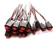 TOMBOL HAZARD SWITCH 1 BUTTON/ MOTORCYCLE SWITCH / LIGHT SWITCH HAZARD TURN SIGNAL SWITCH UNIVERSAL 