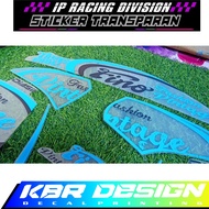 FINO FINTAGE TRANSPARENT STRIPING KBR SKYbiru Design