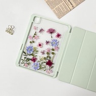 繽紛花園手工押花iPad外殼 iPad Air 11寸 13寸 iPad Pro 11寸13