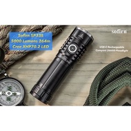 Sofirn SP33S Cree XHP70.2 5000lm 264m USB-C Rechargeable 26650 EDC Flashlight with Powerbank feature