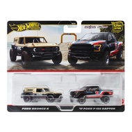 Hobby Store xe mô hình Hot Wheels Premium Pack 2 Ford Bronco R - Ford F-150 Raptor ( Full Card )